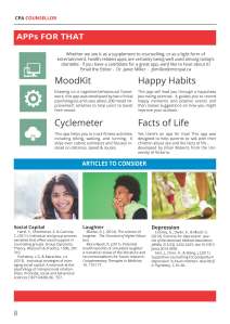 CPA Counselling Section Newsletter December 2014 app page